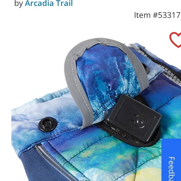 Beautiful Multi Colored Winter Light Up Dog Coat NWT - Picture 3 of 14